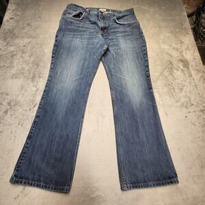 All American Clothing Jeans Mens 35x30 Blue Denim Style AAREV Bootcut USA Made